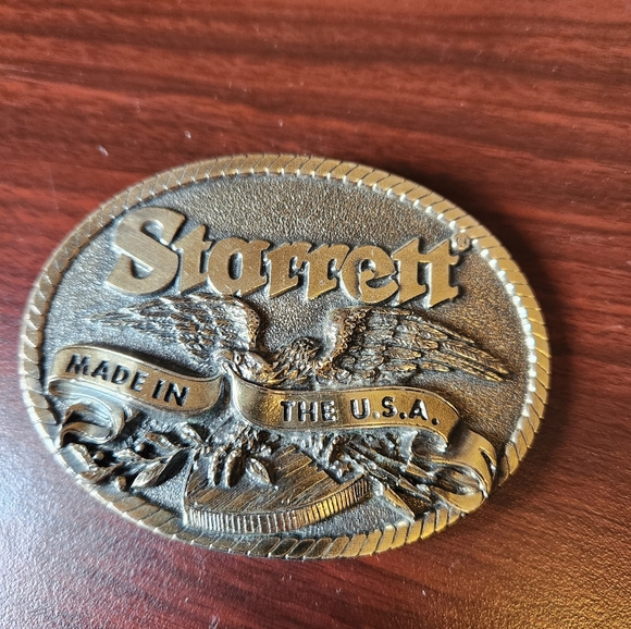 Starrett Other - Vintage Starett brass belt buckle